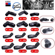 Universal AN4 6 8 10 12 16AN 45° 90° Oil Fuel Cooling CPE Swivel-Hose End Fitting Connector Oil Cool