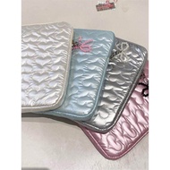 ipad sleeve laptop sleeve Cross-Border Korea ins Love Bow Pearl Tablet Storage Bag ipad37/43cm Noteb