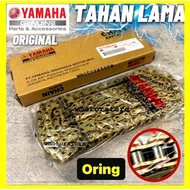 100% ORIGINAL Yamaha Rantai Oring Chain 415 / 428 ORING Chain GOLD RANTAI EMAS 132L LC135 Y15 RS150 