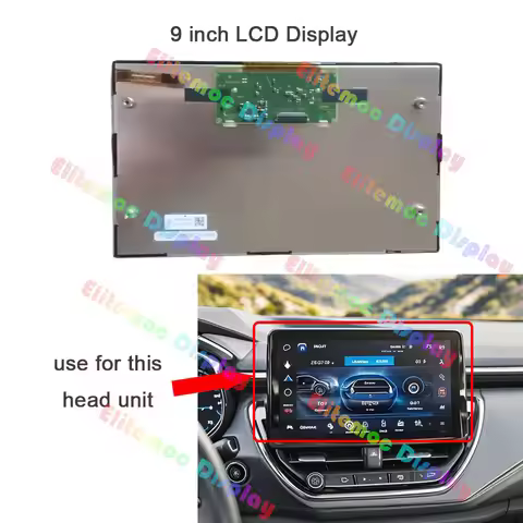 LQ090Y5LW01 9" inch LCD Display For Toyota Corolla CHR RAV4 2019-2021 Car Navigation Screen Replacem