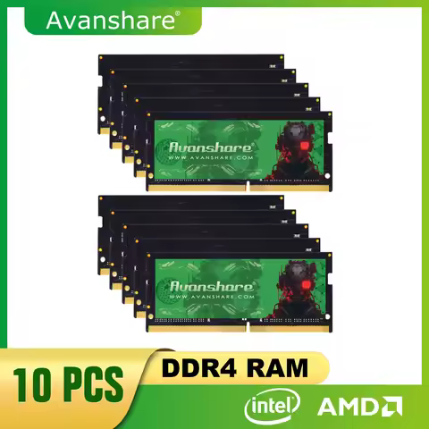 Avanshare Memory Ram DDR4 8GB 16GB 32GB 2400MHz 2666Mhz 3200Mhz DIMM Laptop Notebook Computer Rams