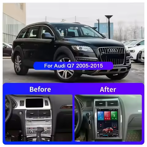 256G For Audi Q7 2005-2015 Android Car GPS Navigation Headunit Multimedia player Radio Auto Audio Wi