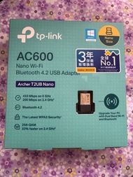 TP-Link AC600 雙頻 Wi-Fi 藍牙 4.2 USB 轉接器