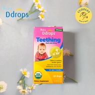 (Ddrops Baby) Teething Liquid Drops for Ages 3+ Months1.7ml ดีดรอปส์ น้ำหยดทาเหงือก สำหรับทารก