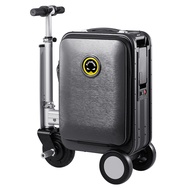 Airwheel SE3S Smart Ridding Travel Luggage Scooter Powerbank Rechargeable Electric Luggage (Black Pink&amp; Silver) 26L