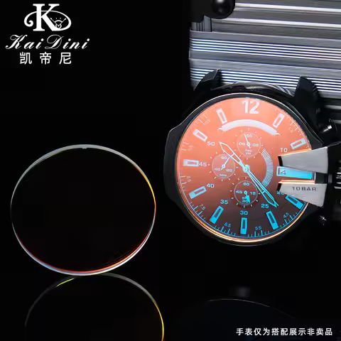 For Diesel watch crystal DZ4318 DZ4323 DZ4343 DZ4496 DZ4338 DZ4329 watch mirror flat glass transpare