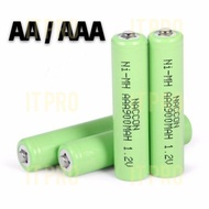 PRO🏠2pcs AAA / AA Rechargeable Battery