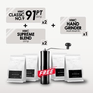 [Free Grinder Giveaway] HWC Supreme Blend Coffee Bean  (227g x 2) & HWC Classic No.9 Coffee Bean 91-