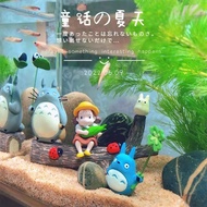Fish Tank Ponyo Landscaping Fun Cartoon Ornaments Aquarium Goldfish on the Cliff Princess Ji Creative Set Decoration