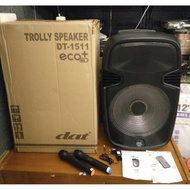 Speaker Portable Dat Dt 1511 15 Inch Original
