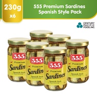 555 Premium Sardines Spanish Style 230g Pack of 6