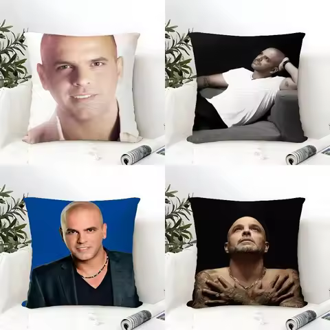 E-Eyal G-Golan Funny Cushion Cover Eco Linen Pillow Case | Double-Sided Print, Breathable & Durable,