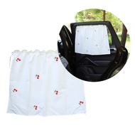 moon3 Car Window Shades Side Window Sun Shade Interior Sun Protections Curtain Suction Cup Fordable 