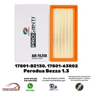 17801-BZ130, 17801-63R02 Perodua air filter for Bezza 1.3