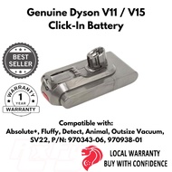 Genuine Dyson V11 / V15 Click-In Battery Absolute+ Fluffy Detect Animal Outsize Vacuum SV22 P/N: 970