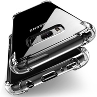 Casing for Samsung Galaxy NOTE 8 9 10 10+ 10PLUS NOTE 20 ULTRA S21 PLUS S21 ULTRA S20 PLUS ULTRA S20 FE 5G S10 5G S10+ S10PLUS S9+ S9 PLUS S8 PLUS Transparent Cover Thin Soft TPU Silicone Bumper Clear Case