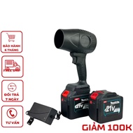 Jet fan, turbofan jet blower using universal battery