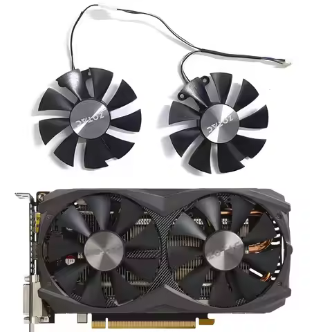 New GPU fan 4PIN 85MM GA91S2H DC 12V 0.35A suitable for ZOTAC GTX 950 AMP version, GTX 960 AMP versi