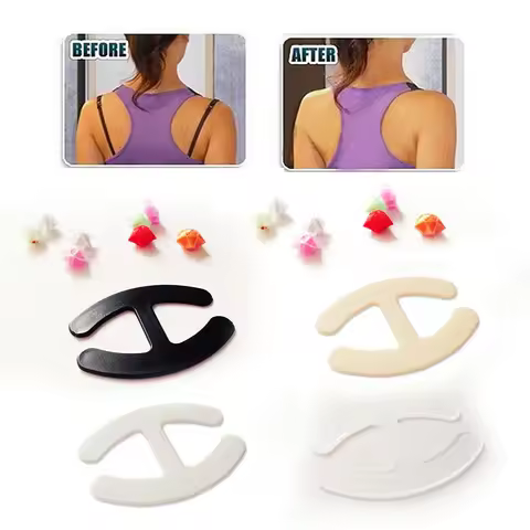 (BF06)3pcs/lot H-shaped Invisible Bra Buckle Clips Perfect Adjust Wedding Bra Strap Clip Holder Unde