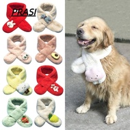 PRASI Dog Warm Scarf Cute Thermal products Adjustable Plush Dog Accessories