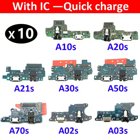 10Pcs USB Charger Charging Port Dock Connector Board Flex Cable For Samsung A10s A20s A30s A50s A21s