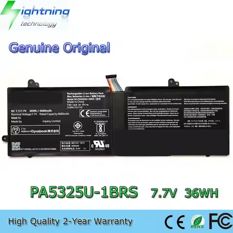Brand New Genuine Original PA5325U-1BRS 7.7V 36Wh Laptop Battery for Toshiba Portege X30-T-E Port G 