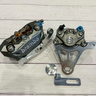 100% ORIGINAL BREMBO M3 K5 K50 4POT ITALY CALIPER SIAP BRAKE PAD Y15 Y16 LC135 RS150 XMAX NMAX NVX O