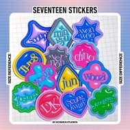 SEVENTEEN (1) Vinyl Stickers | KPOP | by Kosmos Studios