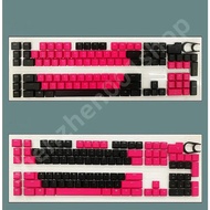A full set 109pcs + 2pcs KeyCaps for Logitech G813 G913 G815 G915  US  UK Version Red and black colo