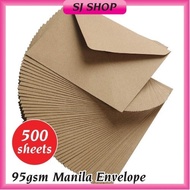 A6 Manila Envelope 6 1/4 x 4 1/4 | C6 Envelope| Brown Envelope | Kraft Envelope | Postcard Envelope 
