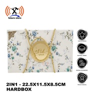 2 IN 1 EID CAKE HARDBOX 22.5 X 11.5 X 8.5 CM Original - EID CAKE AND GIFT HAMPERS BOX