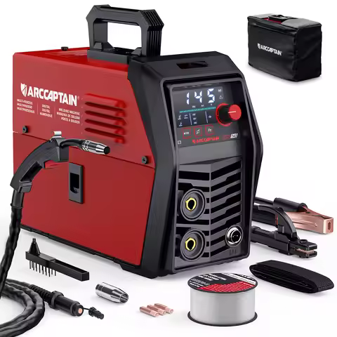 iControl MIG Welding Machine APP Control 145A 3 in 1 Flux Core Non Gas MIG MMA LIFT TIG Semi-Automat