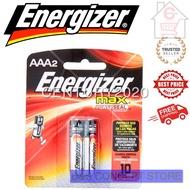 ENERGIZER Max AAA/AA Batteries 1.5V AAA/AA LR6 Alkaline Battery 2pcs per card