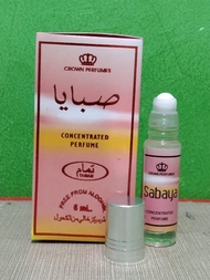 SABAYA - PARFUM KEMASAN 6ML CROWN PERFUMES MINYAK WANGI ROLL ON NON ALKOHOL
