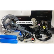 GROUPSET SHIMANO ULTEGRA R8020 WITH SHIFTER DURA ACE R9120