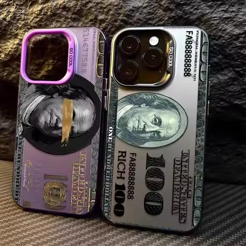 USD Dollar Popular Design PC Case for iPhone 15 16E 16 11 14 13 12 Pro Max XS X XR Plus 8 7 SE 2020 