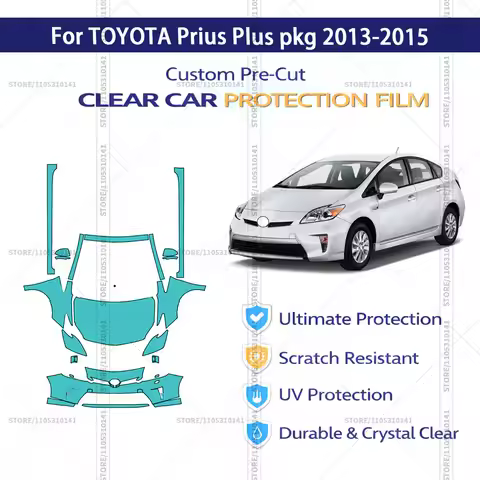 Pre-Cut Paint Protection Film PPF Transparent Car Film Automotive PPF Front Kit - Rockers For TOYOTA