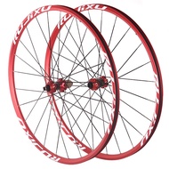 Mountain Bike Disc Brake Wheel Set, 26, 27.5, 29 inch, Sealed Bearing Wheel Set, Six Hole Alloy Rim,