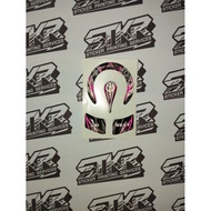 YAMAHA NMAX 155 IGNITION KEY COVER STICKER EMBOSS EMBLEM XMAX 300 KEY COVER STICKER STKR