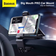 Baseus Big Mouth PRO Car Mount Dashboard Clamp Handphone Holder Stand Smartphone