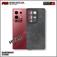 Case Hp Terbaru Infinix Note 50S Note 50X Note 50 Pro Plus Softcase Luxury Plain Leather Casing