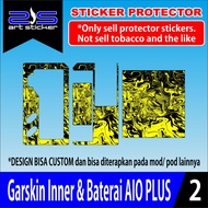 SKIN Sticker Garskin INNER & Baterai Manto Aio Plus Haloween