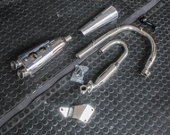 ท่อ DAX125 VAMOS ตรงรุ่น เสียง นุ่ม ไพเราะ วัสดุน้ำหนักเบา ให้อัตตราเร่งที่ดี มาพร้อมอุปกรณ์ติดตั้งค