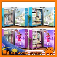 DIY Multifunction Wardrobe Clothes Storage Organizer Cabinet Cupboard | Almari | Tempat Simpan Baju/