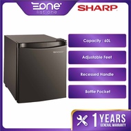 Sharp 60L R-600a Refrigerant Mini Bar SJM60MK | Peti Sejuk Mini | Morgan 50L Refrigerant Mini Bar | 