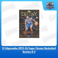 VJ Edgecombe -Destiny- 76ers | 2025/26 Topps Chrome Basketball Trading Card
