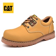 รองเท้าผู้ชายอย่างเป็นทางการของ Caterpillar Soft Toe รองเท้าหนังไมโครไฟเบอร์พิเศษรองเท้าหนังแมว