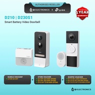 TP-Link Tapo D210 | D230S1 Smart Video Doorbell Camera Kit