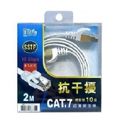 Q Style Cat.7 SSTP超薄網路線-2米(白) FRJ-702QS