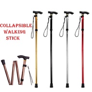Tongkat Hiking Stick Adjustable Folding Walking Stick